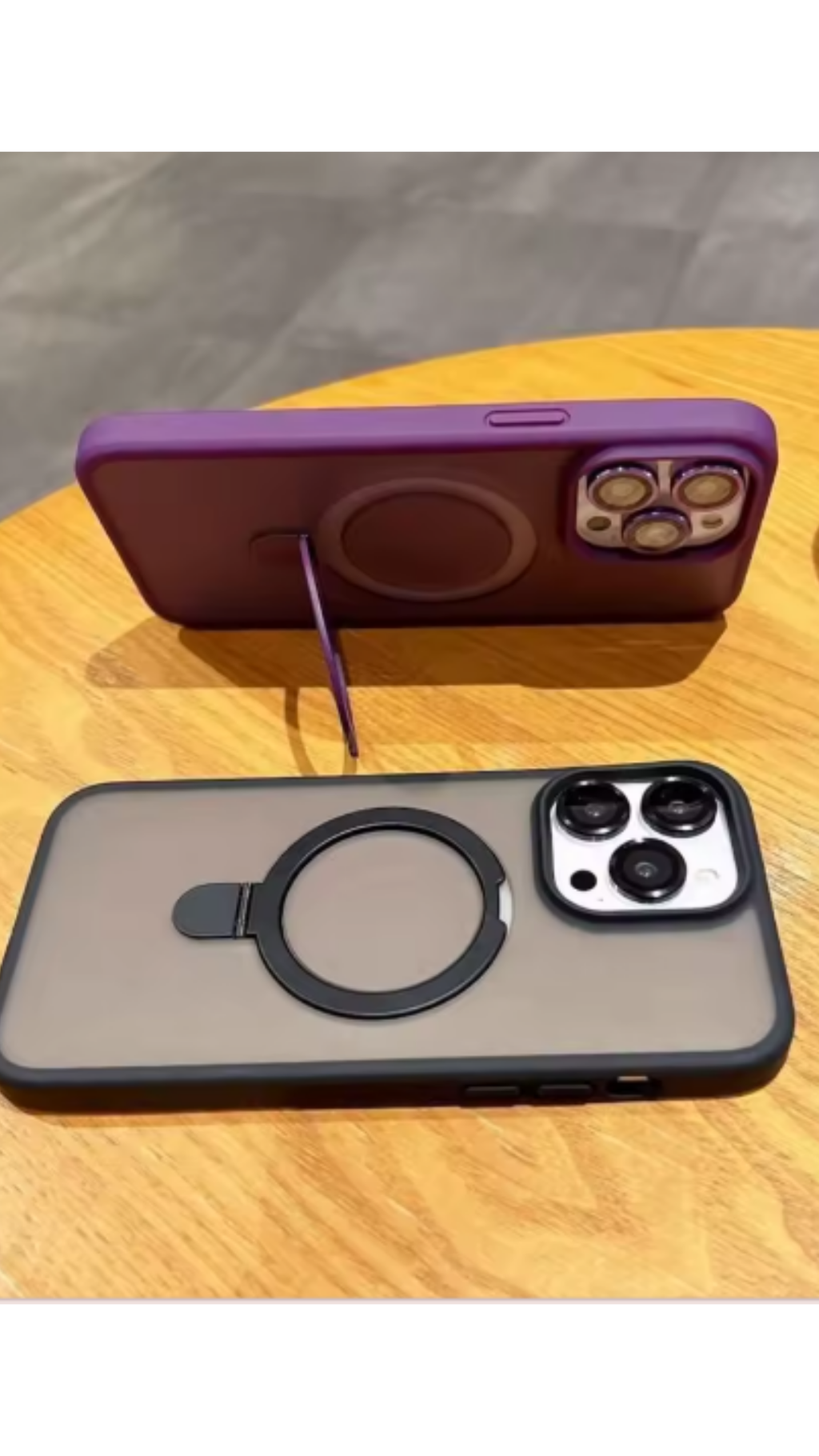 Carcasa Magnética con Soporte y Anillo 360° para iPhone 16 Pro Max |Ne ...