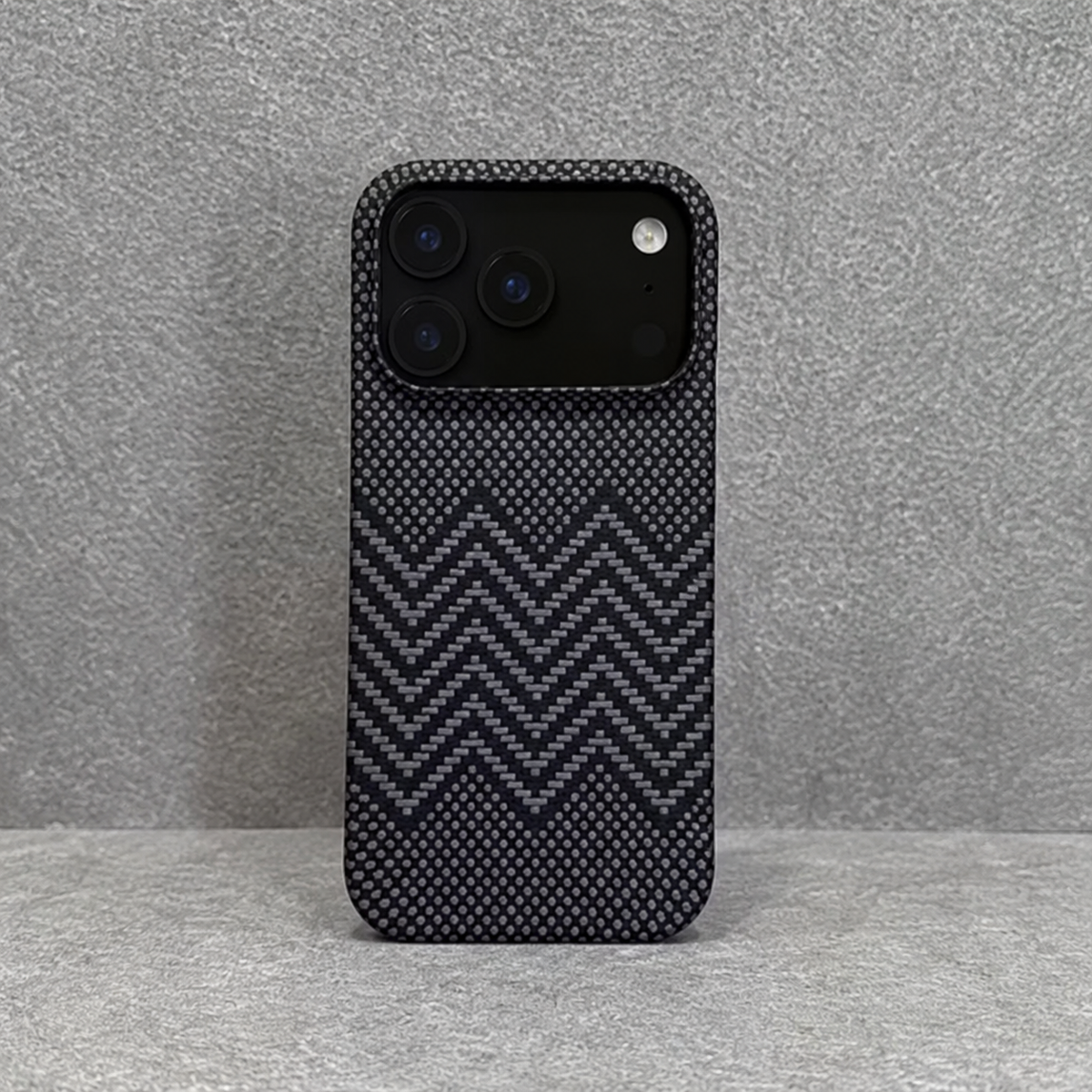 Carcasa Fibra de Carbono Sin Marco con MagSafe para iPhone 17 Pro|Texturizada