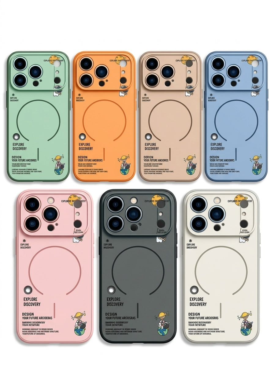 Carcasa Mate con MagSafe y Diseño Astronauta para iPhone 16 Pro Max
