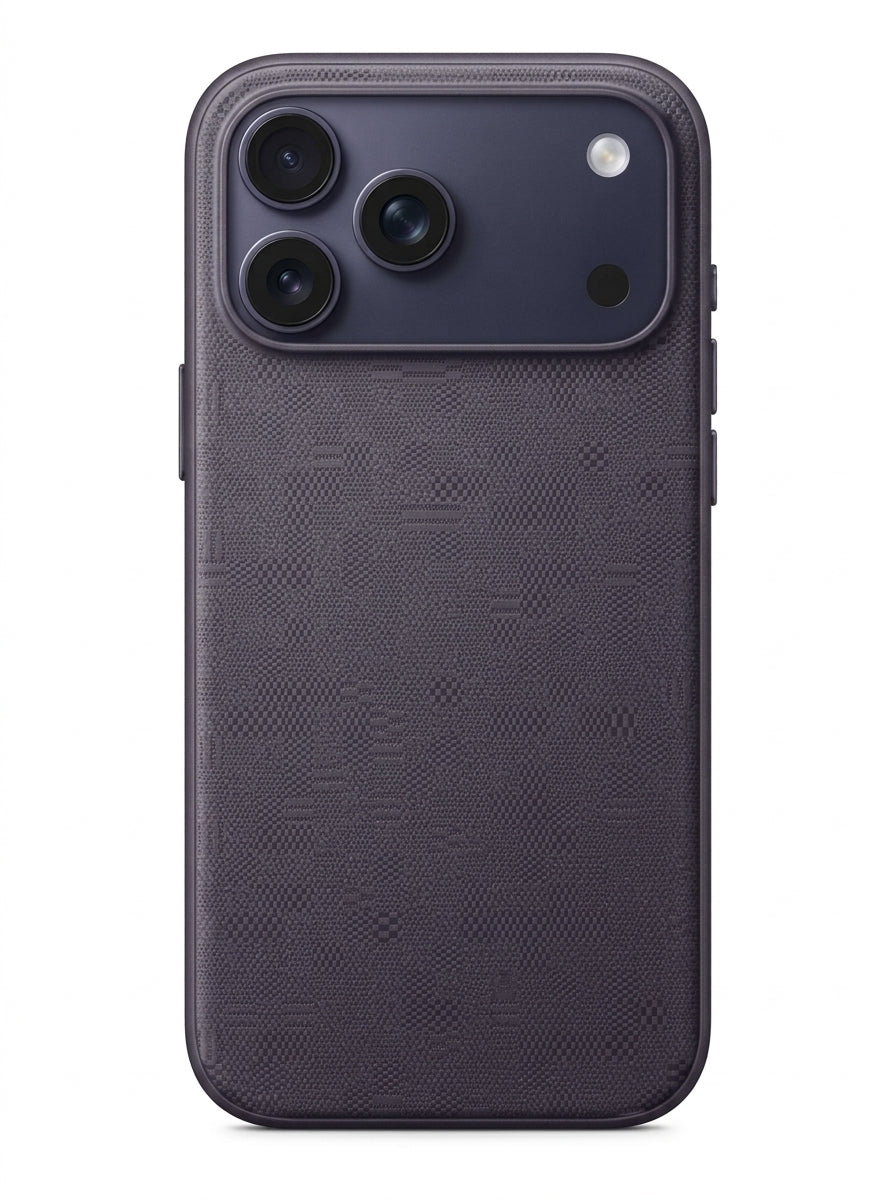 Carcasa Tejida Premium con MagSafe para iPhone 17 |Morado